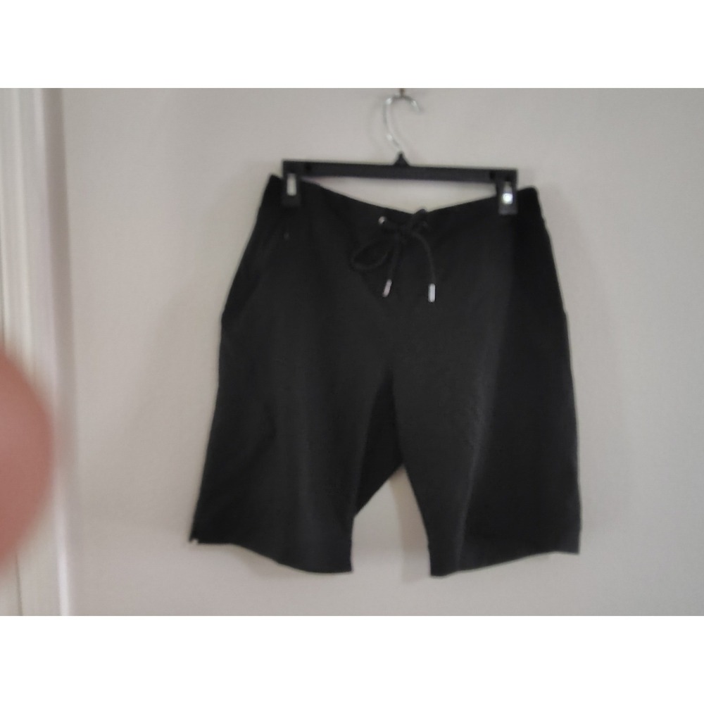 BCG Womens Black Athletic Shorts Medium Drawstring Elastic Waist Gym Workout